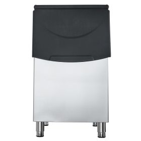 VEVOR Commercial Ice Maker Storage Bin, 250LBS Capacity Ice Bin, Stainless Steel Ice Storage Bin with Filter and Adjustable Anti-slip Rubber Feet