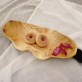 1pc Elegant Solid Wood Tray | Perfect for Fruits, Snacks, and Keys | Ideal for Kitchen and Dining Room Decoration