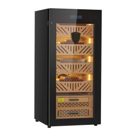 VEVOR Electric Humidor, 105L, 1000 Counts Electric Cigar Humidor Cabinet with Compressor Cooling, Constant Humidity & Temperature Control