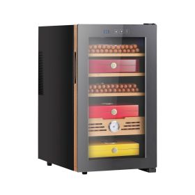 VEVOR Electric Humidor, 48L, 350 Counts Electric Cigar Humidor Cabinet with Cooling Temperature Control, Spanish Cedar Wood Shelves & Drawers