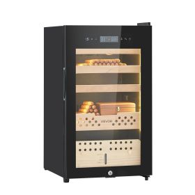 VEVOR Electric Humidor, 70L, 400 Counts Electric Cigar Humidor Cabinet with Compressor Cooling, Constant Humidity & Temperature Control