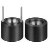 Ice Ball Press, 2.4" Ice Ball Maker, Aircraft Al Alloy Ice Ball Press Kit for 60mm Ice Sphere, Ice Press with Tong and Drip Tray, for Whiskey