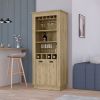 Bar Cabinet Provo, Living Room, Macadamia