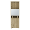 Bar Cabinet Tucson, Living Room, Light Oak