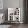 Wine Storage Bar Cabinet with Drop-Down Door and Wine Storage