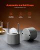 Ice Ball Press, 2.1" Ice Ball Maker, Aviation Aluminum Ice Ball Press Kit for 53mm Ice Sphere, Ice Press with Tong and Drip Tray, for Whiskey