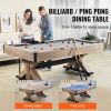 Billiards Table Combo Set, 7ft 3-in-1 Multi Game Table with Dining, Pool, and Tennis Table, Includes Full Set of Accessories