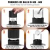Ice Ball Press, 2.4" Ice Ball Maker, Aircraft Al Alloy Ice Ball Press Kit for 60mm Ice Sphere, Ice Press with Tong and Drip Tray, for Whiskey