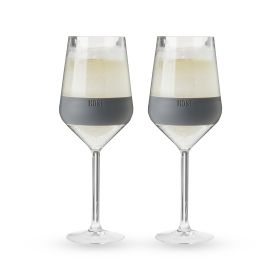 Wine FREEZE Stemmed (set of 2)  by HOST (Color: Gray)