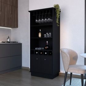 Bar Cabinet Taholah, Living Room (Color: Black)