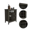 New Canaan 6-Bottle 1-Drawer 1-Shelf Bar Cabinet