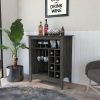 New Canaan 6-Bottle 1-Drawer 1-Shelf Bar Cabinet