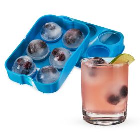 Sphere Ice Cube Tray HOST (Color: Blue Marble)