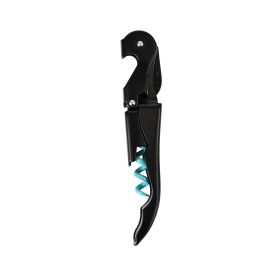 Truetap Double Hinged Corkscrew (Color: Black & Blue)