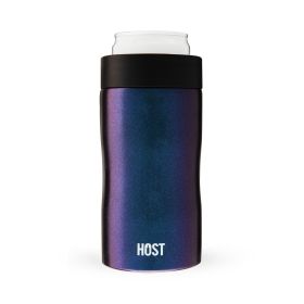 Stay-Chill Slim Can Coolerby HOST (Color: Galaxy Black)
