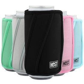 Insta-Chill Slim Can Sleeve by HOST (Color: Black)